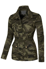 Load image into Gallery viewer, CAMO DRAWSTRING JACKET
