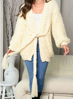 Load image into Gallery viewer, SWEATER WEATHER - CREAM/BLACK
