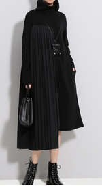 Load image into Gallery viewer, HOLY COWL DRESS - BLACK
