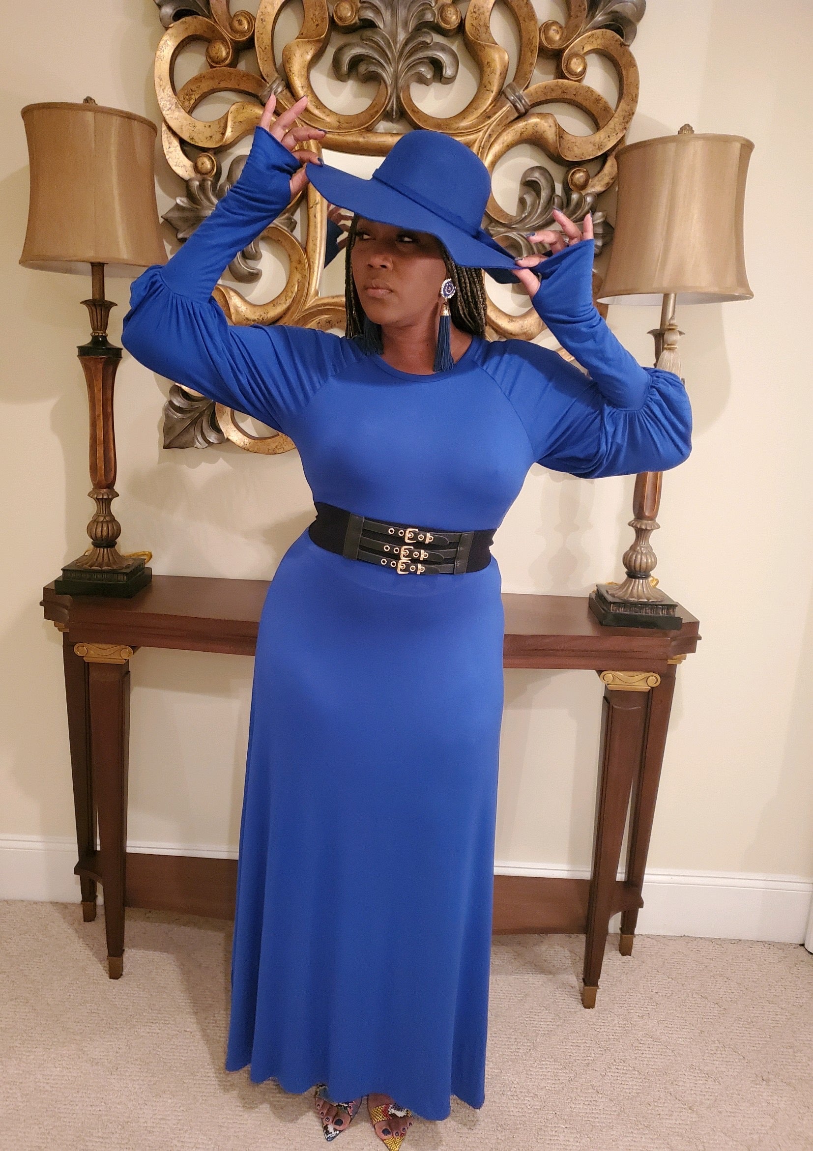 WONDER WOMAN DRESS - ROYAL BLUE