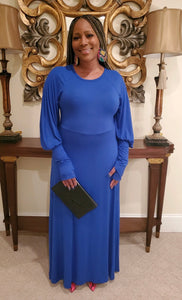 WONDER WOMAN DRESS - ROYAL BLUE