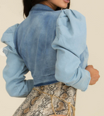 Load image into Gallery viewer, FOR THE LOVE OF DENIM JACKET
